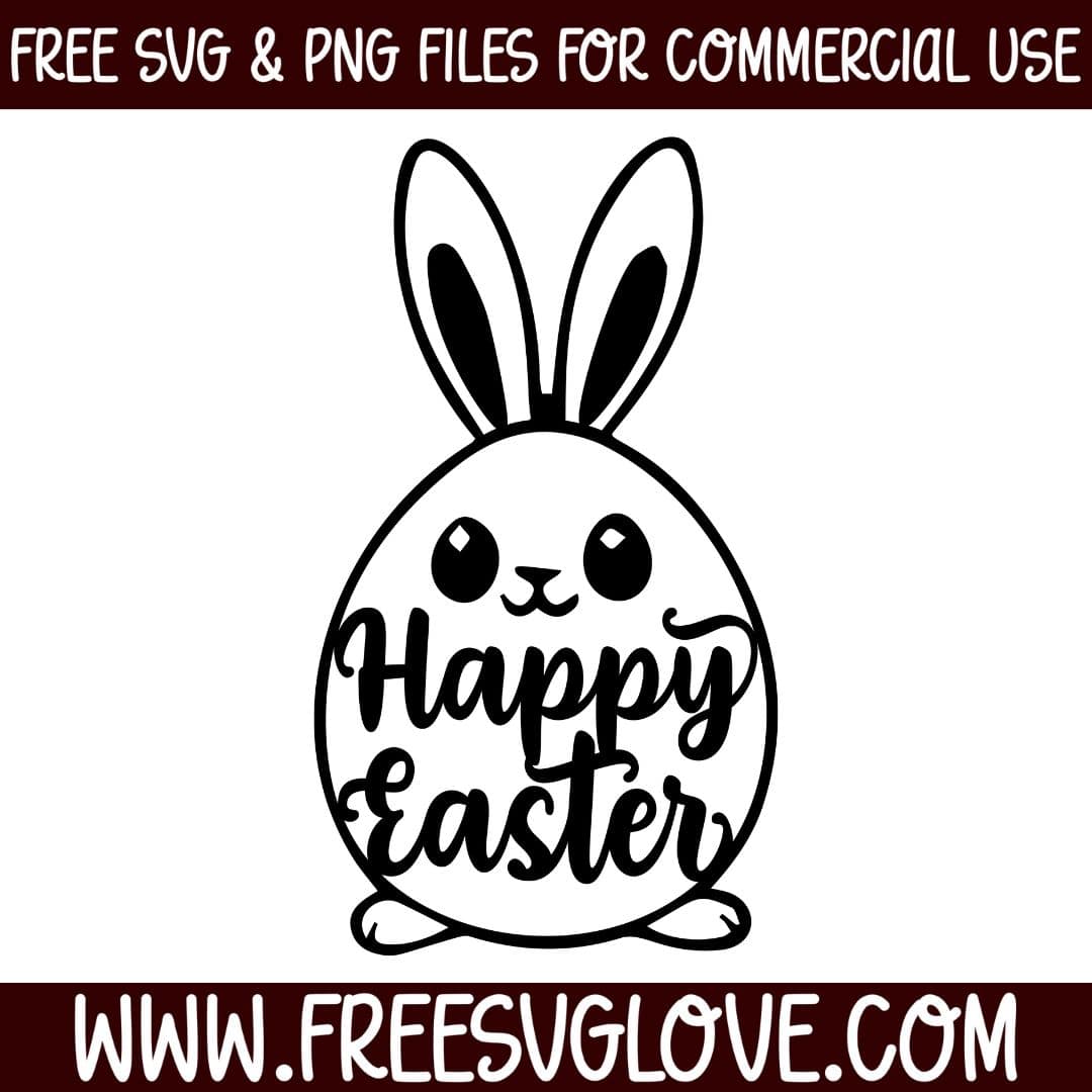 Happy Easter SVG Cut File For Cricut