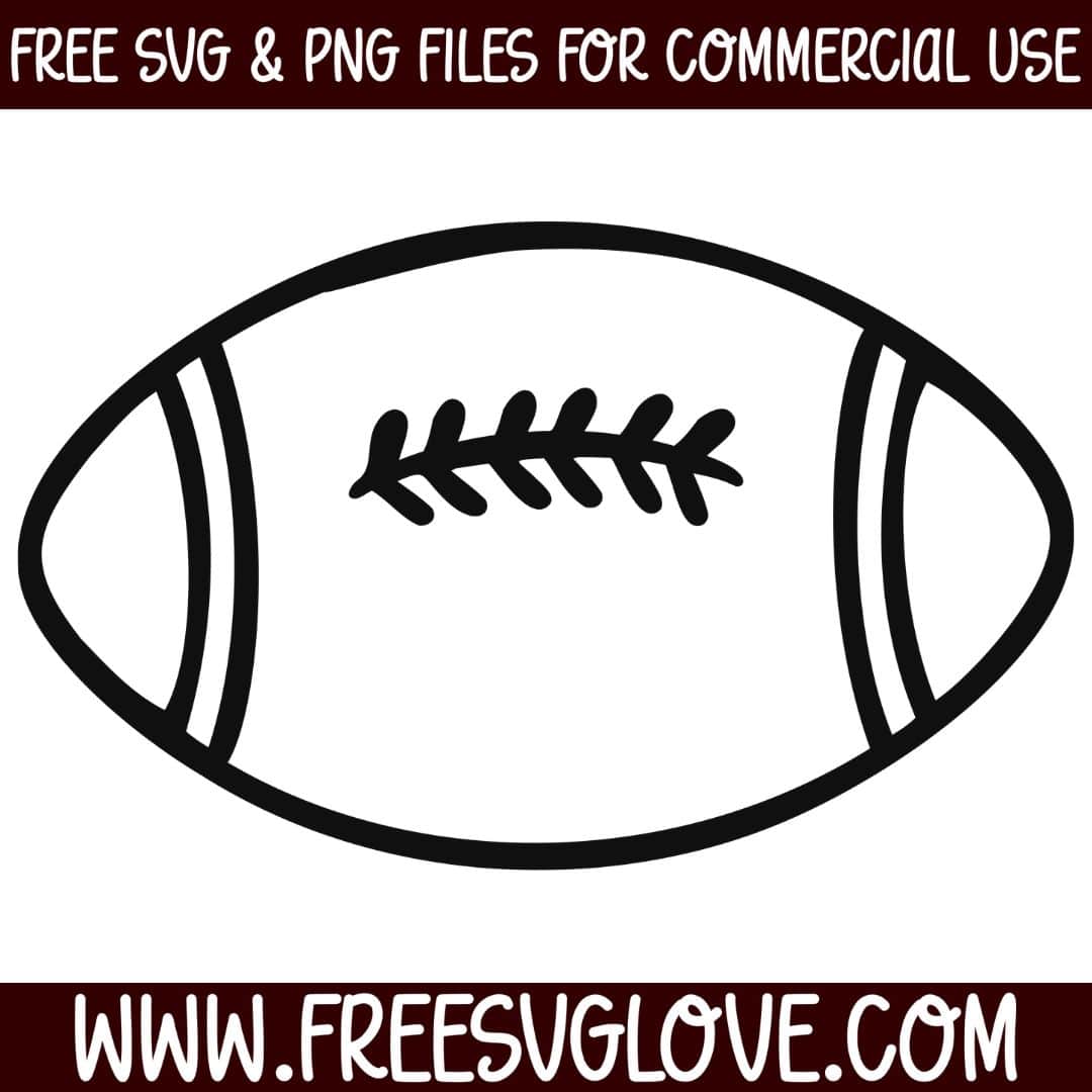 American Football SVG Cut File For Cricut