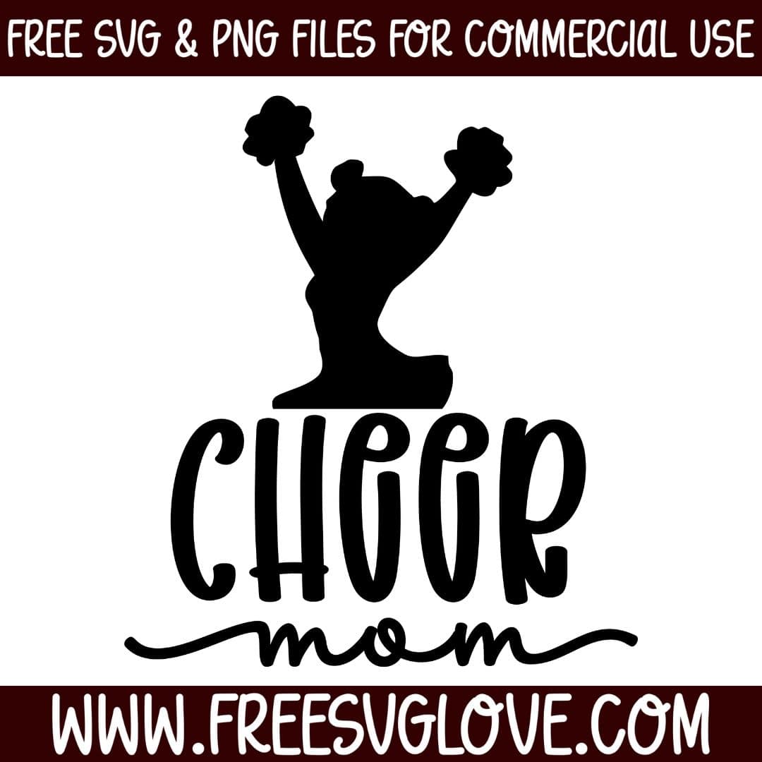 Cheer Mom SVG Cut File For Cricut