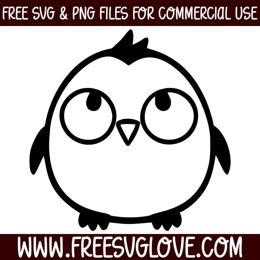 Cute Penguin SVG Cut File For Cricut