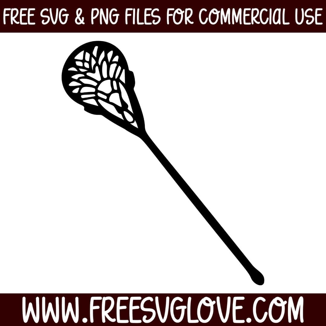 Lacrosse Stick SVG Cut File For Cricut