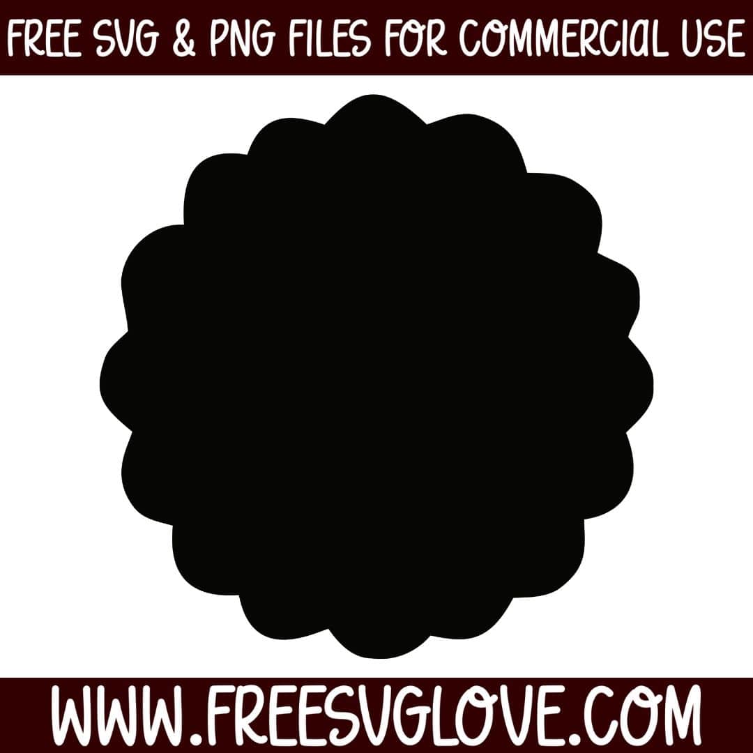 Scallop Circle SVG Cut File For Cricut #2