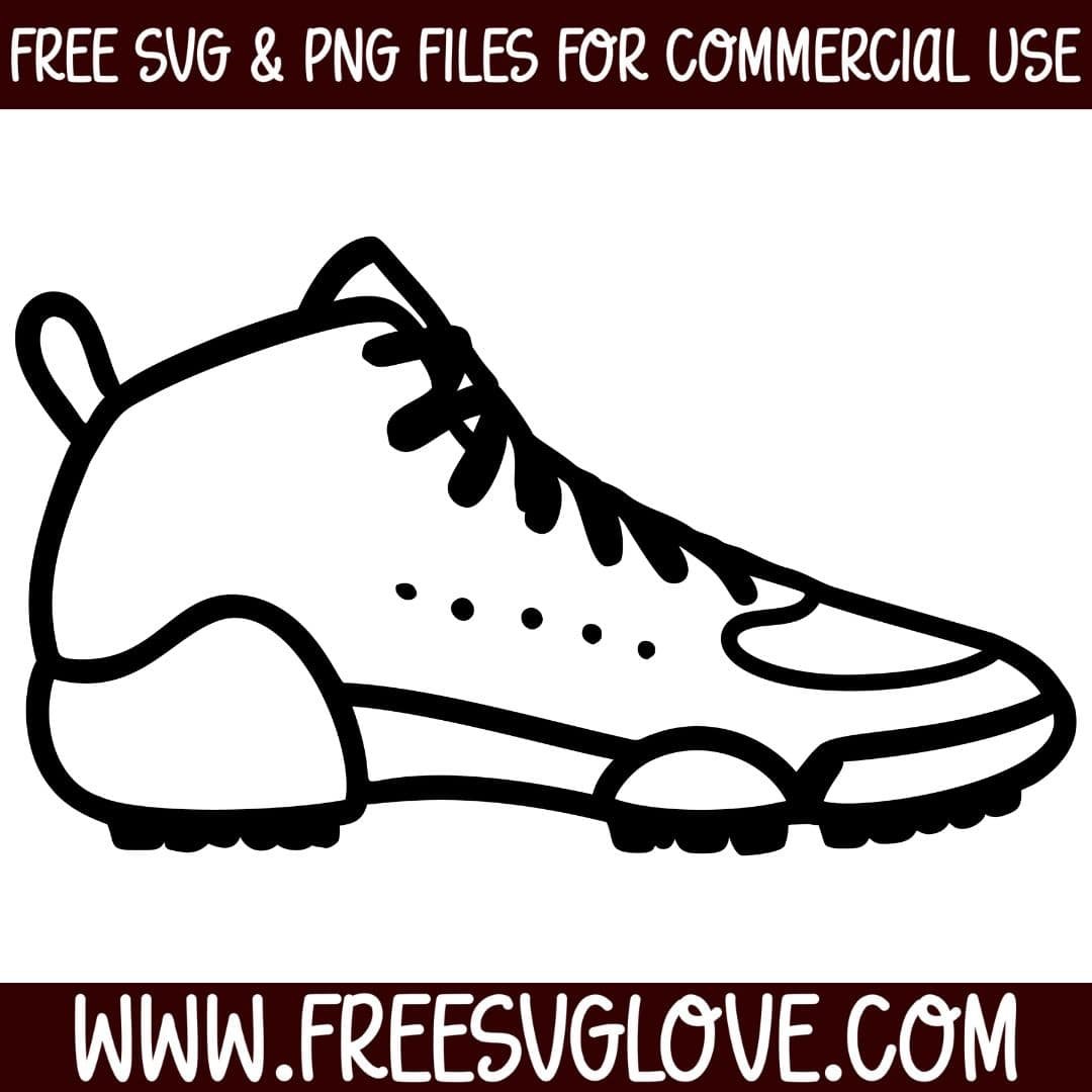 Track Shoe SVG Cut File For Cricut