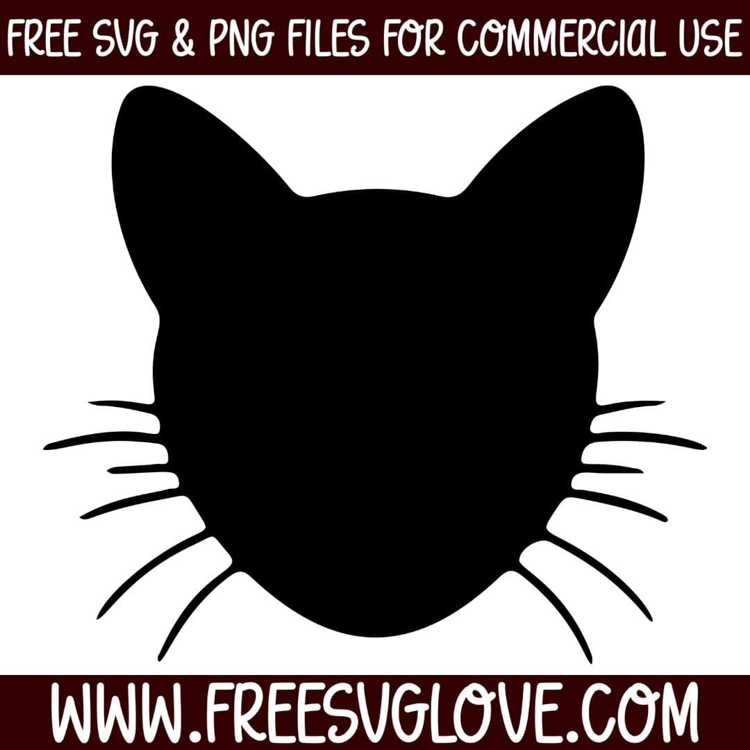 Cat Head SVG Cut File For Cricut