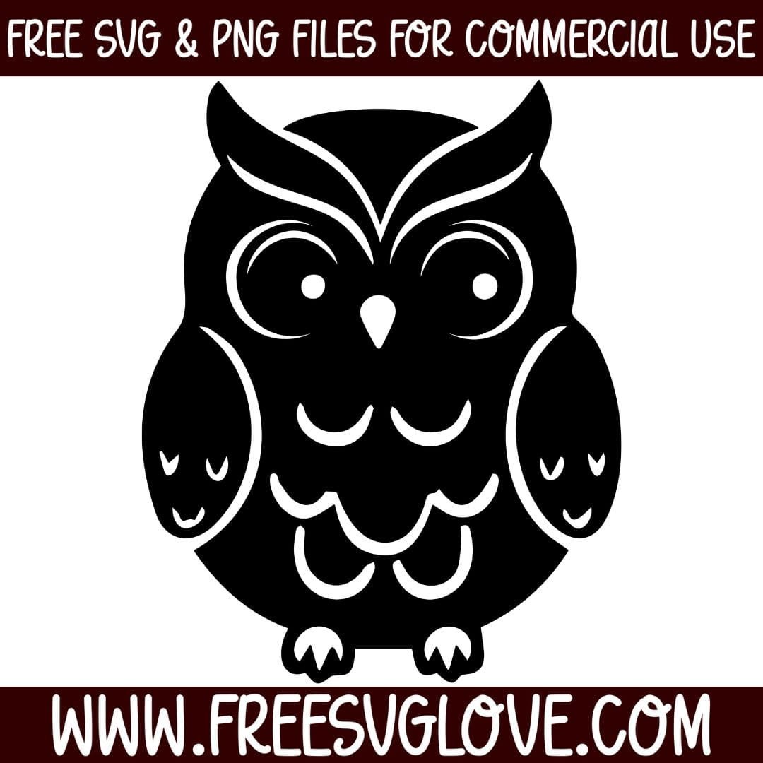 owl silhouette svg cut file for cricut