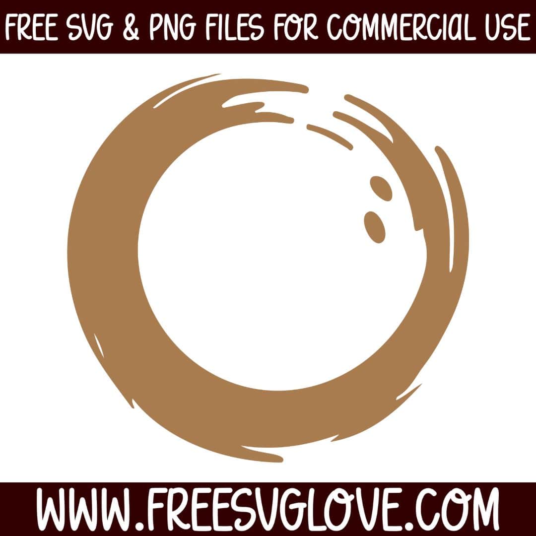 Coffee Stain SVG Cut File For Cricut