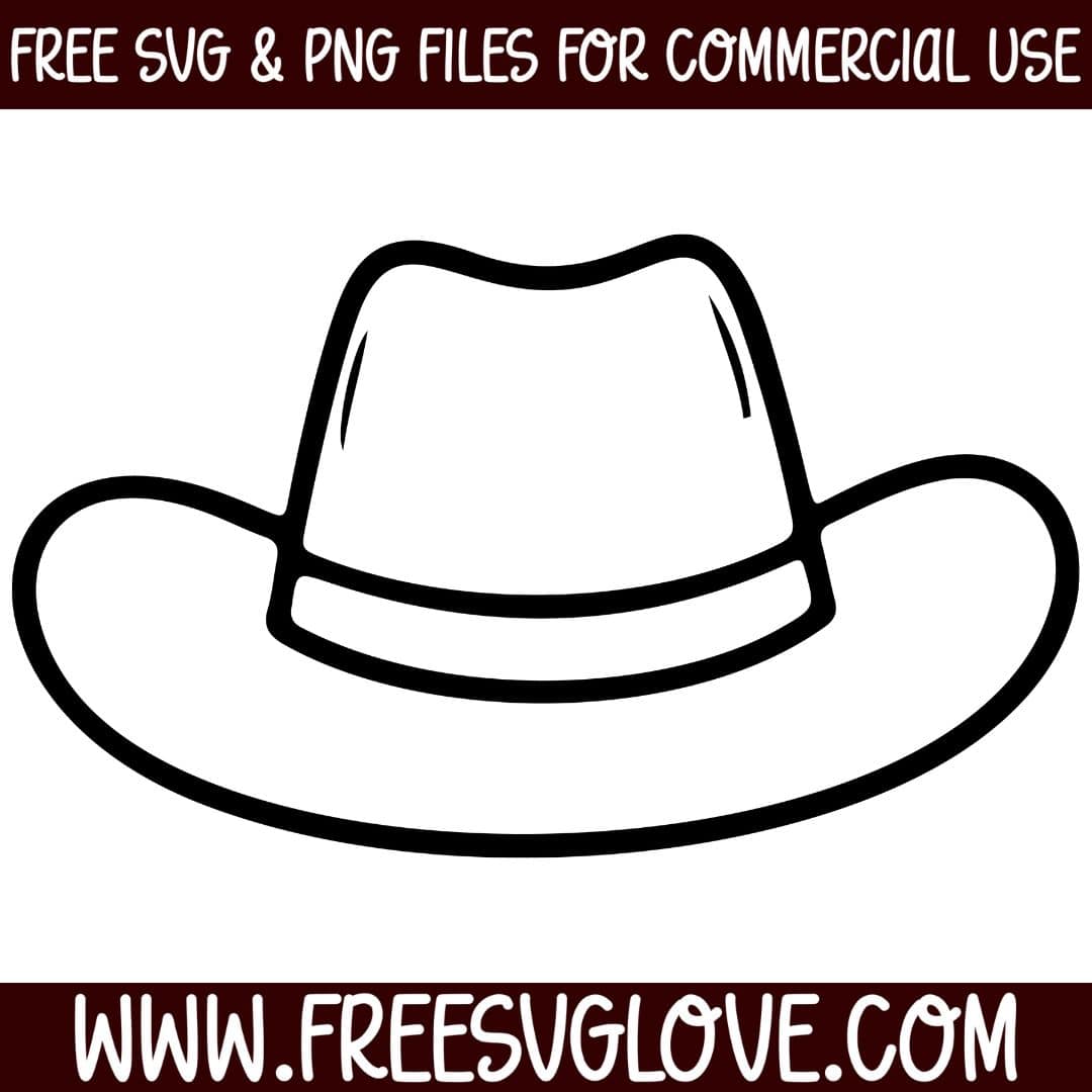 Cowboy Hat SVG Cut File For Cricut