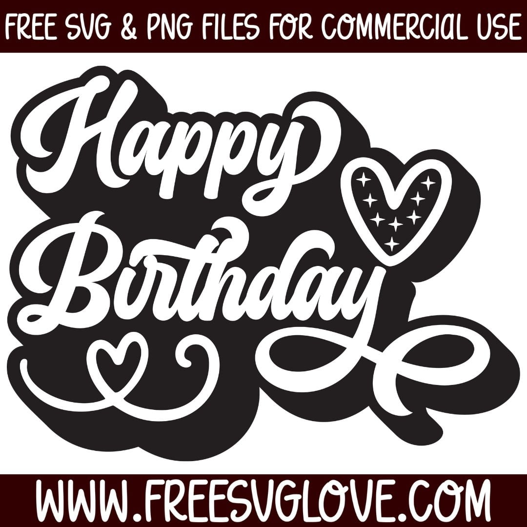 Happy Birthday SVG Cut File For Cricut #1