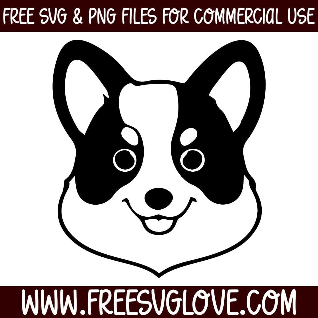 Happy Corgi SVG Cut File For Cricut