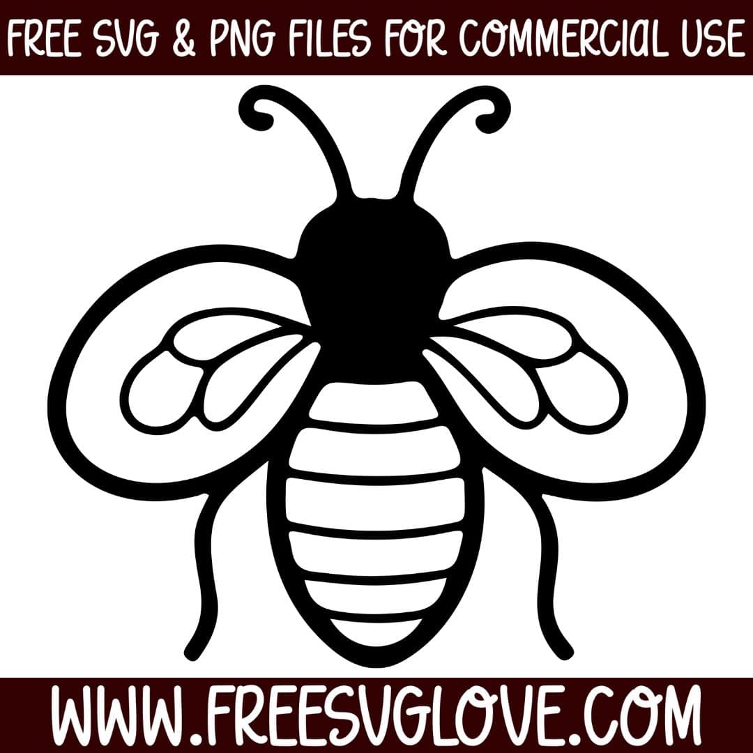 Honey Bee SVG Cut File For Cricut