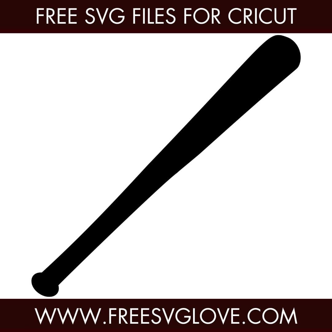 Baseball Bat SVG Cut File For Cricut