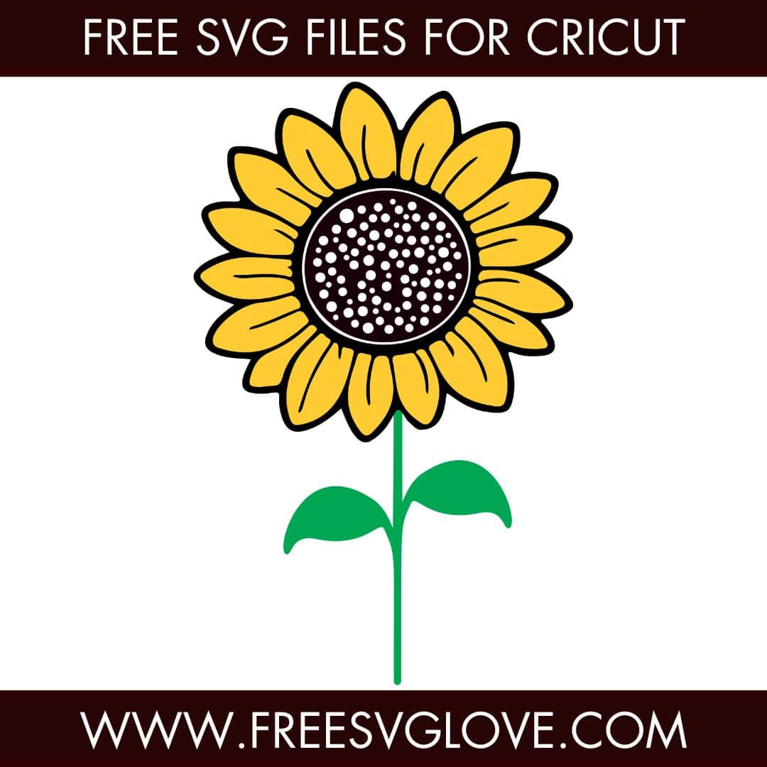 Layered Sunflower SVG Cut File For Cricut