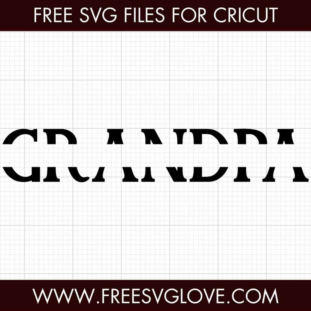 Grandpa Monogram SVG Cut File For Cricut
