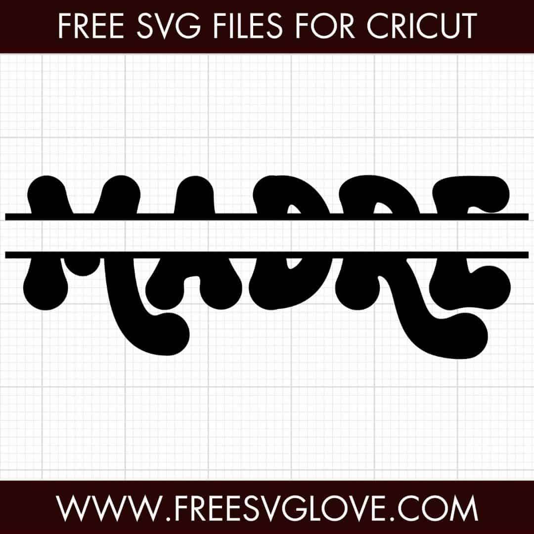 Madre Split Monogram SVG Cut File For Cricut
