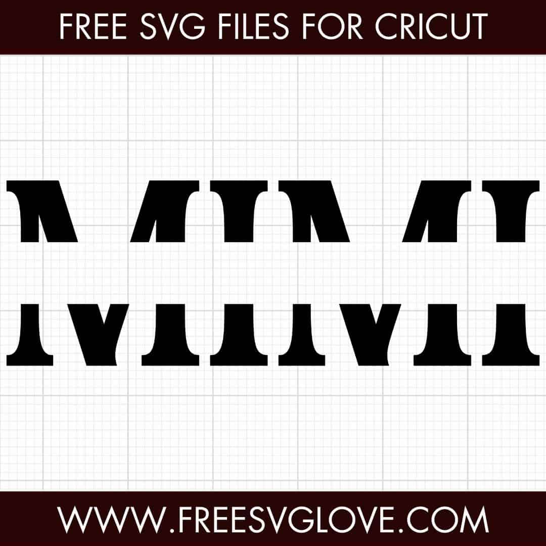 Mimi Monogram SVG Cut File For Cricut