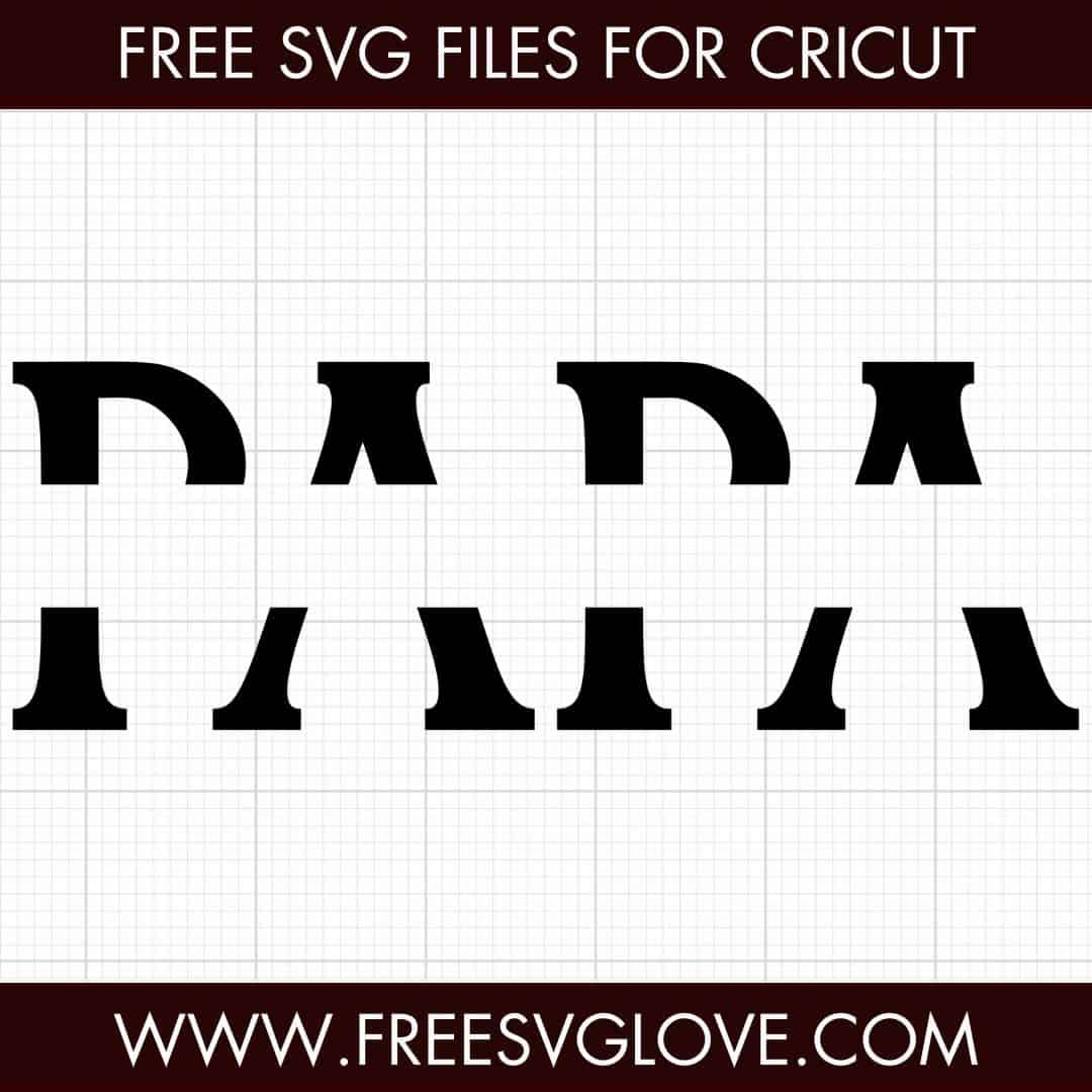 Papa Monogram SVG Cut File For Cricut