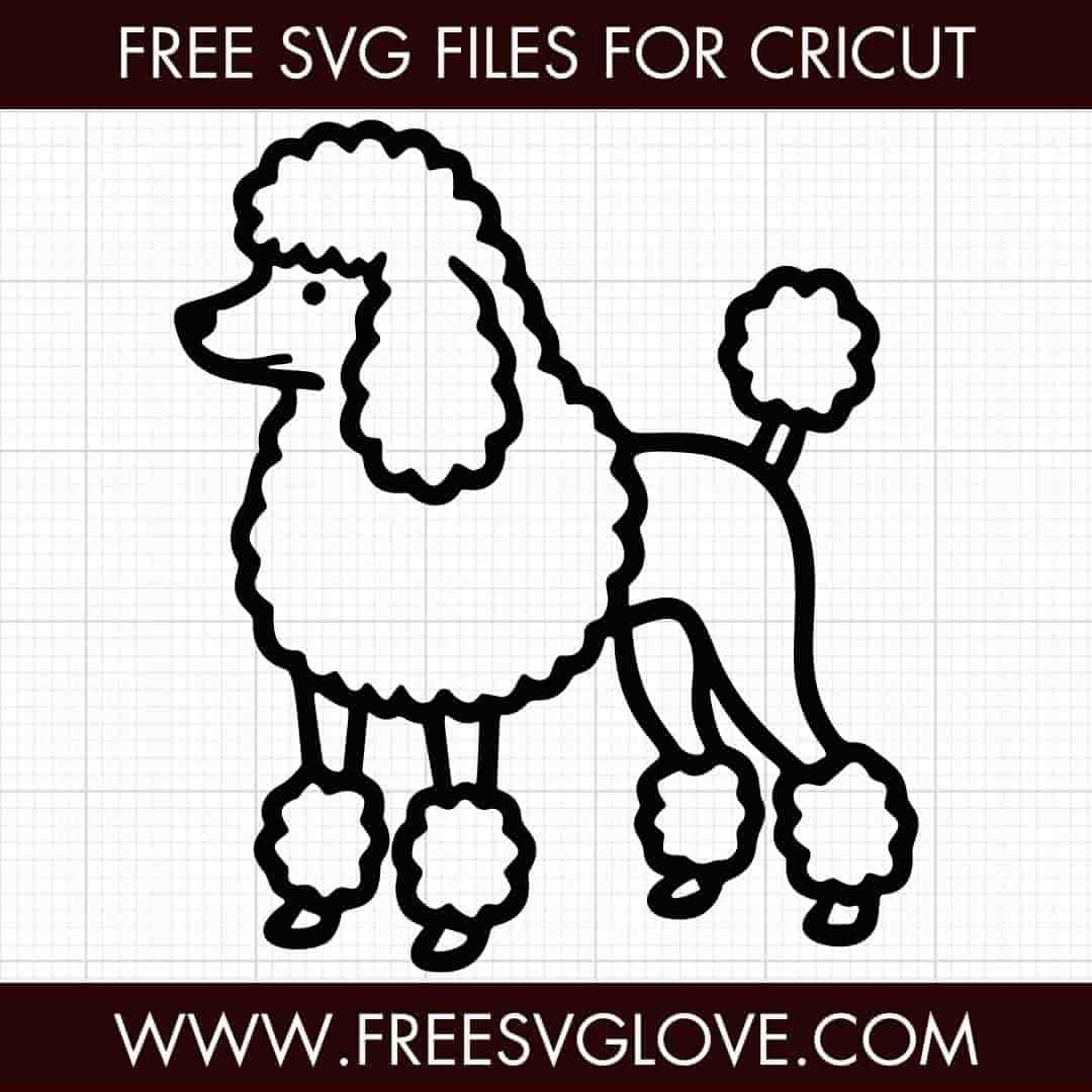 Poodle Dog SVG Cut File For Cricut